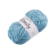 Pletena preja Emily 100 g - nebesno modra