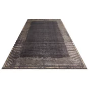 Opviq Tepih 100x200cm Antracit-Zlatni