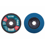 EXTOL Lamelni disk, poševni cirkonij, P60, premer 125 mm 8803426