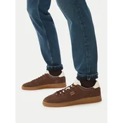 Tommy Jeans Superge The Greenwich Edge Suede EM0EM01732 Temno rjava