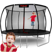 Janshop Profilirani vrtni trampolin 12ft/374cm z neo-športnimi notranjimi mrežami, (21151470)