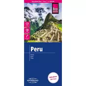 shumee Peru 1:1 500.000. Vodoodporen cestni in turistični zemljevid. Izdaja 2025. Potovalno znanje in izkušnja.