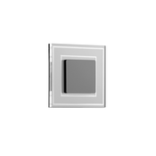 LDST KE-01-CB-BZ8 - LED svetlo za stepenište KELLY 8xLED/1,2W/230V sjajna crna