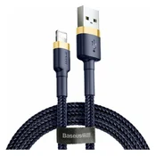 iPhone 14 Pro / 14 Plus / 14 BASEUS CAFULE kabel za podatke USB - lightning, 100 cm, tamnoplava CALKLF-BV3