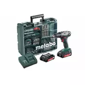 METABO akumulatorski vrtalnik BS 18 SET
