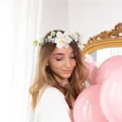 PartyPal Naglavni venec glava rože dekliščina boho