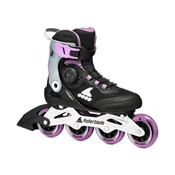 Ženski rolerji Rollerblade Macroblade 84 Boa W Black/Lavender/Blue Star EUR 39