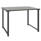 Vidaxl Vrtna miza antracit 55x40x37 cm jeklo