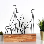 Atelier Del Sofa Dekorativna figura M-033, 30x35x3.5 cm, Crna