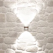 Top Light Puk Mini Wall, G9, prozorne leče, mat nikelj - Dnevna soba/jedilnica - Dizajn - mat nikelj, prozoren - Kovina