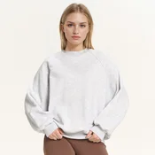 Cropp - Pulover oversize - light grey