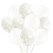 Komplet balonov Happy Birthday modra srebrna 102 kos