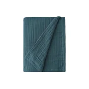 Pamucna muslin deka Dormeo tirkiizna 140x200 cm