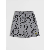 Sinsay - Šorc širokog kroja Smiley - svetlo siva