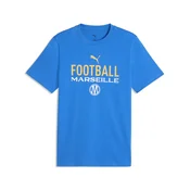 PUMA Olympique de Marseille ftblCulture Tee Men, Sports, Royal/White, XS