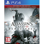 Assassins Creed III Remastered + All Solo DLC & Assassins Creed Liberation (PS4)
