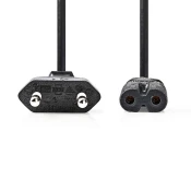 Kabel Za Napajanje | Euro 2-pin utikac – IEC-320-C7 | 2.0 m | NEDIS
