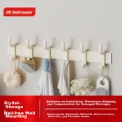 JD Original Samolepljivi civiluk sa 6 kukica, Beli