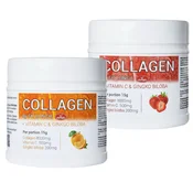 Olympic Kolagen + Vitamin C&Gingko Biloba Pomorandža i jagoda 450g, 2 komada