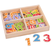 Bigjigs Toys Magnetne barvne številke