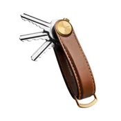 Etui za ključe Orbitkey Pro Leather 9,3 cm rjava barva