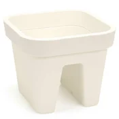 shumee Cvetlični lonec Lys z balustrado, kremne barve, 29 cm