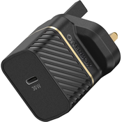 OTTERBOX UK WALL CHARGER 30W/GAN 1X USB-C 30W USB-PD BLACK (78-80486)