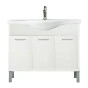 Nerva 105 cm spodnja omarica z umivalnikom bela