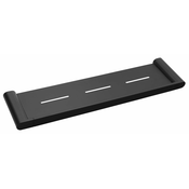 Polica FLORI, črna - Mat črna - 120 - Medenina - Vijaki - Drugo - Sapho - FLORI - 508x25x127 mm - Polica