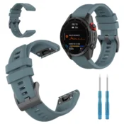 Silikonski pašček za Garmin Fenix 5s/6s/7s, močan 20 mm