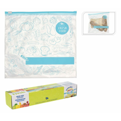 Excellent Houseware Vrecice za hranu s patentnim zatvaracem 3 l 10 kom.