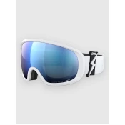 POC Fovea Blixten White Goggle partly sunny blue