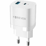 Punjac Forever - TC-05, USB-A/C, 33W, bijeli