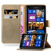 Cadorabo CADORABO primera, združljiv z Nokia v Capuccino Brown - zaščitni pokrov z magnetnim zapiranjem, stoječo funkcijo in režo za kartico, (20571963)