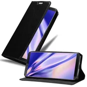Cadorabo Cadorabo Ohišje, združljivo z Cubot J3 PRO v nočna črna - Zaščitni ovitek z magnetnim zapiranjem, stoječo funkcijo in režo za kartice, (20549005)
