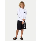 Karl Lagerfeld Kids Športne kratke hlače Z31082 S Črna Loose Fit