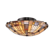Quoizel QZ-INGLENOOK-F-SMALL-Plafonsko svetlo INGLENOOK 2xE27/60W/230V prečnik 40,7 cm