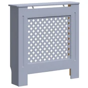 Vidaxl Pokrov za radiator siv MDF 78 cm
