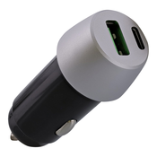 Adapter za napajanje TnB 12V = USB-A 18W + USB-C 20W auto punjač