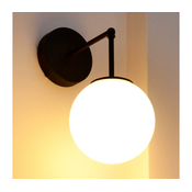 Zidna lampa MOON 1xE27/15W/230V crna