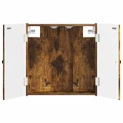 vidaXL Omara za tarče EDE Dimljen hrast 52,5 x 10,5 x 53,5 cm