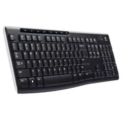 Logitech K270 bežicna tipkovnica, Unifying, crna