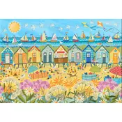 Pieces & Peace - Puzzle Hiške na plaži - 1 000 kosov