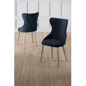 Hanah Home Set stolica Alpa, 85x59x146 cm, 6 komada, Antracit