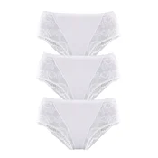 PETITE FLEUR Spodnje hlače za oblikovanje, bela