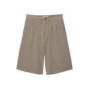 Pull&Bear Hlače z naborki  siva