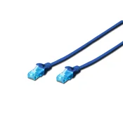CAT 5e U-UTP patch cord, PVC AWG 26/7, length 7 m, color green
