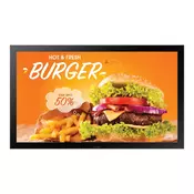 SAMSUNG OH24B Outdoor LCD 24inch FHD 16:9 IP56 rated display kit with protection glass 1500nits 2xUSB 2.0 RJ45 HDMI