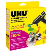 Ljepilo pištolj na patrone plus 4patrone lt110 uhu blister