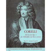 CORELLI:12 SONATEN OP.5/9 & 10 VOL.5 ALTBLOCKFLOTE